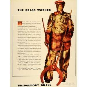  1938 Ad Bridgeport Brass LL Tony Balcolm Brass Worker 