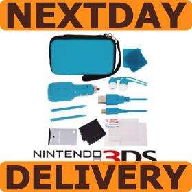 CROWN DELUXE 12 IN 1 ACCESSORY PACK BLUE NINTENDO 3DS  