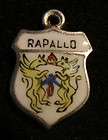 Rapallo 1950s Vintage Sterling Souvenir Travel Charm