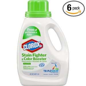 Clorox 2 Liquid Free & Clear Concentrated, 45.40 Fluid Ounce Bottles 