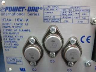 POWER ONE HTAA 16W A HC24 2.4 A POWER SUPPLY  