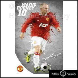 Manchester United Football Club Rooney Poster 2011/12  