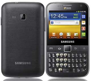 Smartphone Samsung Galaxy Y Pro Android NUOVO Nero 3MP Tastiera QWERTY 