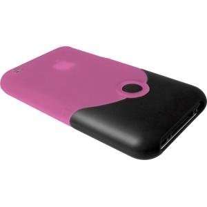  ifrogz Pink & Black Frost Luxe Case for iPhone 3G 3GS  