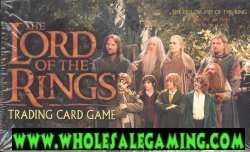 LOTR Lord Rings CCG Fellowship of the Ring Booster Box  