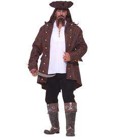 Pirate Captain XXXL Costume for Adults  Plus Size Mens Pirate Costume