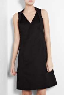 Moschino Cheap & Chic  Black Cotton Pique Dress by Moschino Cheap 