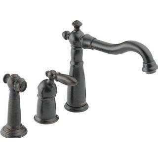   DST Victorian Single Handle Kitchen Faucet with Spray, Venetian Bronze