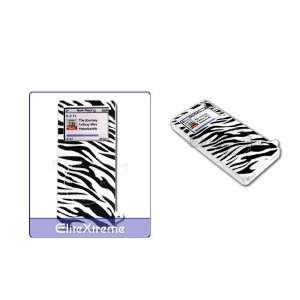 Apple iPod Nano Silicon Skin Case with Screen Protector   Zebra Lines