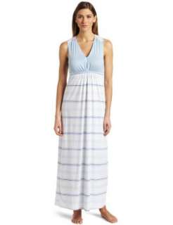  Nautica Sleepwear Womens Knit Stripe Maxi dress Clothing