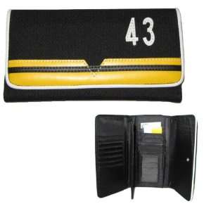   Pittsburgh Steelers 43 Ladies Womens Clutch Wallet