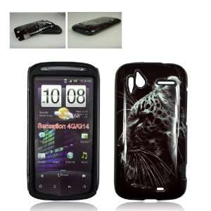   4G BLACK AND WHITE CHEETAH HYBRID CASE Cell Phones & Accessories