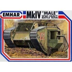   Hobby 1/35 British WWI Mk.IV Male Battle Tank Model Kit Toys & Games