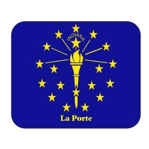  US State Flag   La Porte, Indiana (IN) Mouse Pad 
