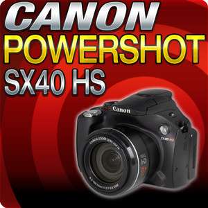 Canon PowerShot SX40 (Black) 35x Zoom 12.1MP HS Digital Camera 
