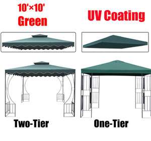 New Replacement Garden Patio Canopy Gazebo Top Cover 10x10 UV 