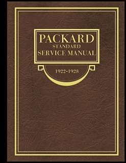 Packard Shop Manual 1922 1923 1924 1925 1926 1927 1928 Service Repair 