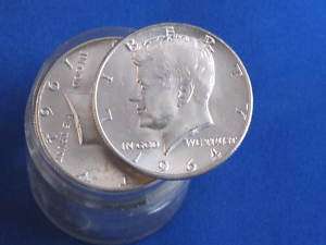 1964 D KENNEDY HALF DOLLAR GEM BU ROLL OF 20 B3375  