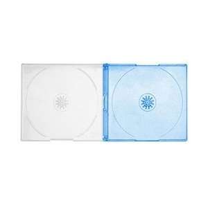  200 SLIM BLUE Color Double CD Jewel Cases Electronics