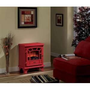 Duraflame Red Electric Stove   4600 BTU, 1350 Watts, Model# DFS 550RED 