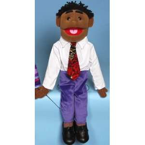  28 Black Boy Puppet w/ Dreads Toys & Games