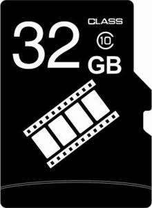 FilmPro 32GB 32G microSD microSDHC TF SDHC Card Class10  