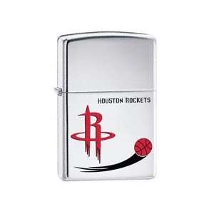  Houston Rockets High Polish Chrome Zippo Lighter Sports 