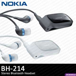 Genuine Nokia BH 214 Stereo Bluetooth Headset Ltd Black  