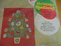 Vintage Bucilla Christmas Advent FELT Calendar Kit  