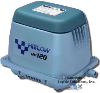 NEW HIBLOW HP 120 SEPTIC TANK AIR PUMP AERATOR  