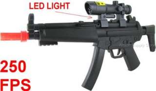   AIRSOFT Rifle Gun w/ LASER & LED LIGHT PELLET Sniper AIR SMG W BB