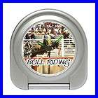 desk clock bull riding rodeo horse cowboy bedroom alarm 11828523