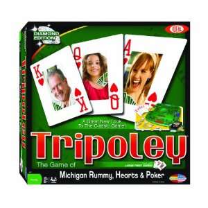   Tripolet Diamond Edition; The Game of Michigan Rummy, Hearts, & Poker