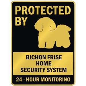   BICHON FRISE HOME SECURITY SYSTEM  PARKING SIGN DOG