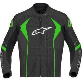 Alpinestars GP R Perforated Leather Jacket Black/Green   48 Euro 