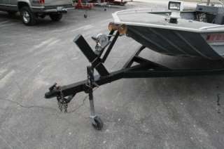 1998 Landau WeldTek 2069MV 20 Wide Jon River Fishing Aluminum Boat 