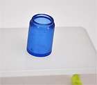 Barbie Doll Home Accessory Plastic Vase/Jar 1/6 Scale Doll Clear Blue