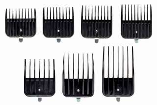 Andis 7 PC Clipper Attachment Universal Comb Guides Set # 01380 