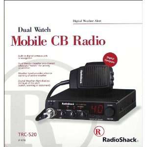  RadioShack TRC 520 Dual Watch Mobile CB Radio Electronics