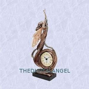   Fairy statue clock timepiece sculpture New (The Digital Angel Decor