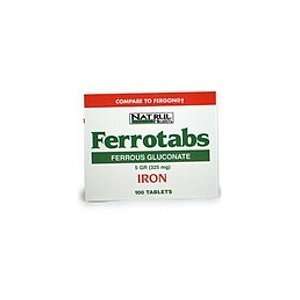  Nat Rul Ferrotabs Ferrous Gluconate 325mg Tablets 100 