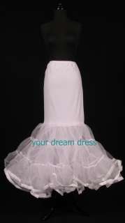 NEW Mermaid Petticoat Slip Spandex White Brand New  