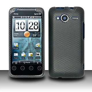 HTC Evo Shift 4G Carbon Fiber Hard Phone Cover Case  