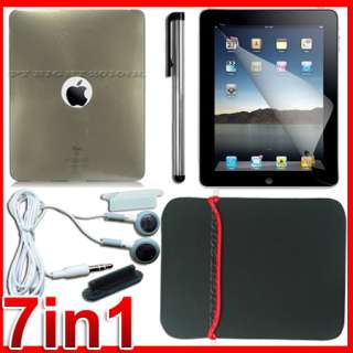 FOR APPLE IPAD 1 1ST GEN CLEAR LCD SCREEN PROTECTOR COVER GUARD STYLUS 