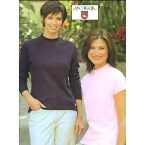  Ladies Golf Mock Shirt by Antigua (ColorWhite   001 