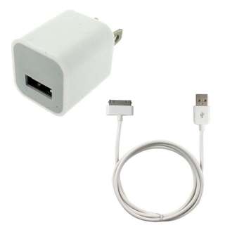   Wall Home Charger + 6 ft Cable For iPhone 4S 4 3GS 3G 2G iPod Touch