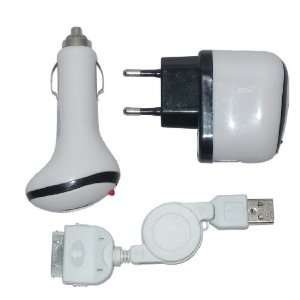   Home/Travel Charger, Car Charger, Retractable USB kit Cell Phones