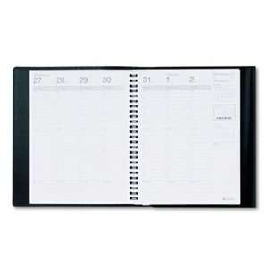  Weekly Appointment Book Plus, 6 7/8 x 8 3/4, Black 