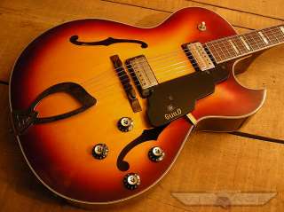 Vintage 1969 Guild CE 100 Archtop Jazz Guitar Cherry Sunburst FREE 