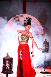 Custom made Chinese brocade with chiffon Hanfu Dress  